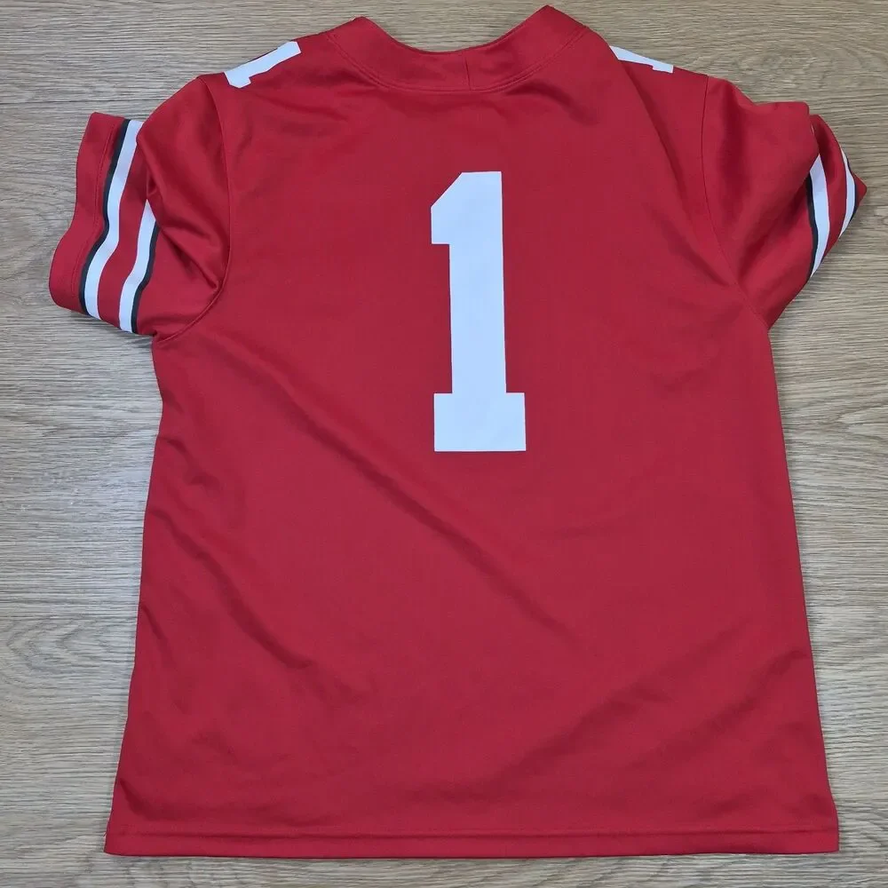 Nike Ohio State Buckeyes College Football Jersey University Red Womens Size XL